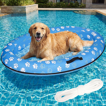 Inflatable Dog Pool Float for dogs